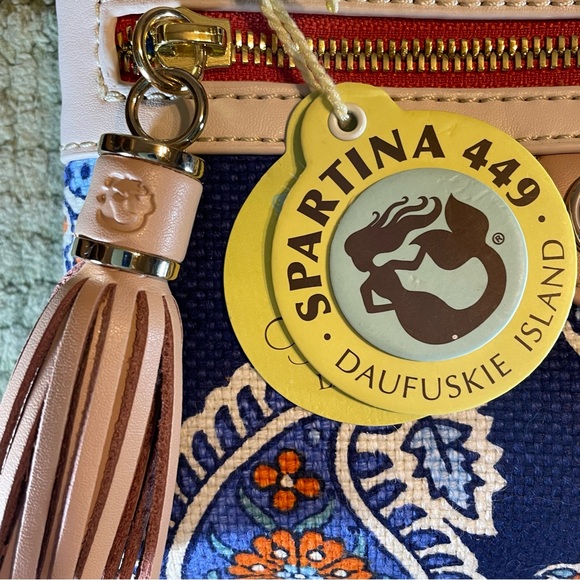 Spartina 449 Boheme Tassel Wristlet - Picture 3 of 10